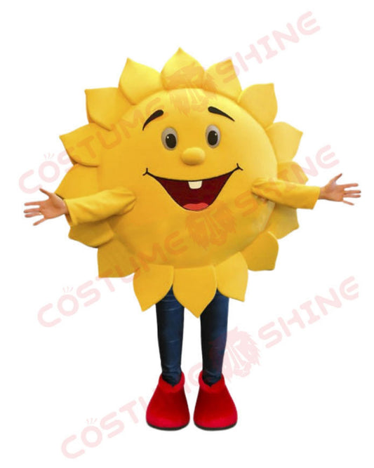 Happy Sunflower Mascot Costume