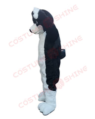 Black & White Husky Dog Mascot Costume - Cheerleading Animal Fursuit