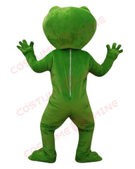 Green Frog Mascot Costume - Funny Cartoon Animal Suit