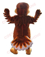 Brown Turkey Mascot Costume for Thanksgiving Day