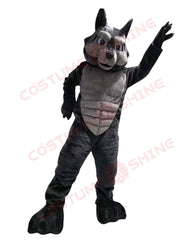 Power Muscular Wolf Mascot Costume - Athletic Design for Adults & Teenage